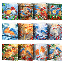 Load image into Gallery viewer, 12Pcs/Set Christmas-Diamond Greeting Cards