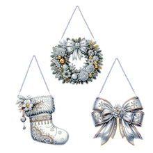 Load image into Gallery viewer, 3Pcs/Set Christmas-Single Side Drill-Diamond Pendant