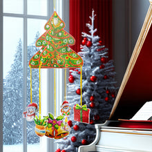 Load image into Gallery viewer, Christmas-SunCatcher Window Hanging Diamond Wind Chimes