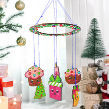 Load image into Gallery viewer, Christmas-SunCatcher Window Hanging Diamond Wind Chimes