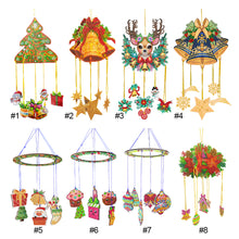Load image into Gallery viewer, Christmas-SunCatcher Window Hanging Diamond Wind Chimes