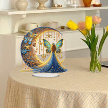 Load image into Gallery viewer, Flower Fairy-Single Side Drill-Acrylic Diamond Desktop Ornament