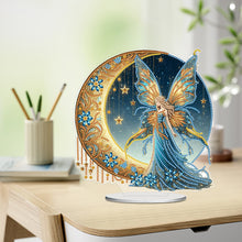 Load image into Gallery viewer, Flower Fairy-Single Side Drill-Acrylic Diamond Desktop Ornament
