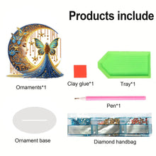 Load image into Gallery viewer, Flower Fairy-Single Side Drill-Acrylic Diamond Desktop Ornament