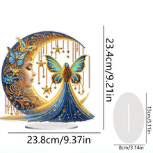 Load image into Gallery viewer, Flower Fairy-Single Side Drill-Acrylic Diamond Desktop Ornament