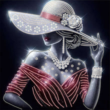 Load image into Gallery viewer, Lady-Partial Special Diamond Painting-40x40cm