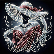 Load image into Gallery viewer, Lady-Partial Special Diamond Painting-40x40cm