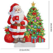 Load image into Gallery viewer, Christmas-Single Side Drill-Acrylic Diamond Desktop Ornament