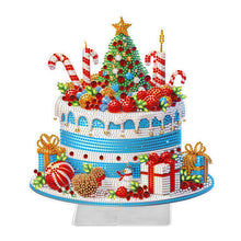 Load image into Gallery viewer, Christmas-Single Side Drill-Acrylic Diamond Desktop Ornament
