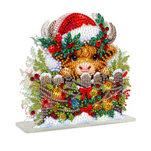 Load image into Gallery viewer, Christmas-Double Sided Drill-Acrylic Towel Storage Rack