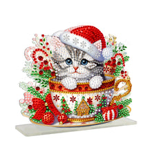 Load image into Gallery viewer, Christmas-Double Sided Drill-Acrylic Towel Storage Rack