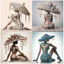 Load image into Gallery viewer, Lady-Partial Special Diamond Painting-40x40cm