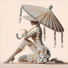 Load image into Gallery viewer, Lady-Partial Special Diamond Painting-40x40cm