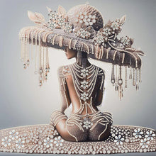 Load image into Gallery viewer, Lady-Partial Special Diamond Painting-40x40cm