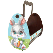 Load image into Gallery viewer, Easter Egg Bunny-Wooden DIY Basket
