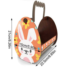 Load image into Gallery viewer, Easter Egg Bunny-Wooden DIY Basket