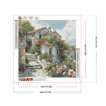 Load image into Gallery viewer, Flowers-Full Round Diamond Painting-40x40cm