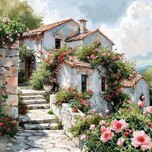 Load image into Gallery viewer, Flowers-Full Round Diamond Painting-40x40cm