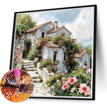 Load image into Gallery viewer, Flowers-Full Round Diamond Painting-40x40cm