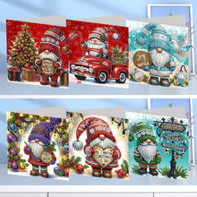 Load image into Gallery viewer, 6Pcs/Set Christmas-Diamond Greeting Cards