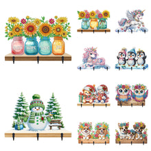 Load image into Gallery viewer, Christmas-Diamond Art Craft Wall Hooks
