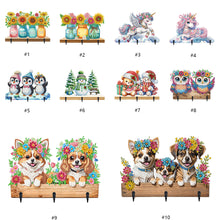 Load image into Gallery viewer, Christmas-Diamond Art Craft Wall Hooks