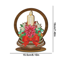 Load image into Gallery viewer, Christmas-Double-Sided Drill-Wooden Diamond Desktop Ornament