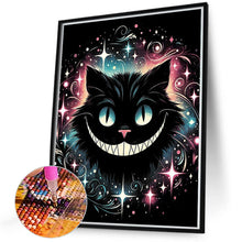 Load image into Gallery viewer, Black Cat-Full Round Diamond Painting-40x50cm-1510960
