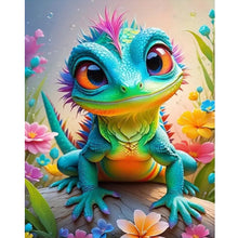Load image into Gallery viewer, Lizard-Full Round Diamond Painting-40x50cm
