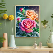 Load image into Gallery viewer, Rose-Full Round Diamond Painting-40x50cm-1511216