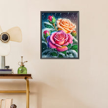 Load image into Gallery viewer, Rose-Full Round Diamond Painting-40x50cm-1511216
