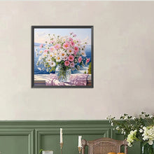 Load image into Gallery viewer, Floral-Full Round Diamond Painting-40x40cm