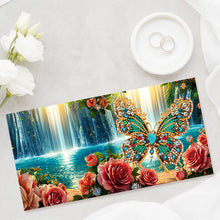 Load image into Gallery viewer, 6Pcs/Set Dress Girl Series-Diamond Greeting Cards