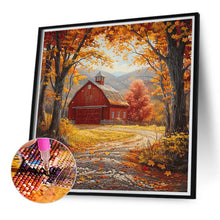 Load image into Gallery viewer, Autumn Scene-Full Round Diamond Painting-40x40cm-1521198