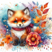 Load image into Gallery viewer, Butterfly And Red Rose-Full Round Diamond Painting-30x30cm