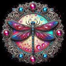 Load image into Gallery viewer, Shining Jewelry Butterfly-Full Round Diamond Painting-40x40cm