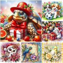 Load image into Gallery viewer, Cockatiel-Full Round Diamond Painting-30x30cm