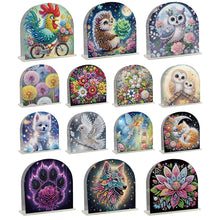 Load image into Gallery viewer, Flowers-Diamond Painting Napkin Rack