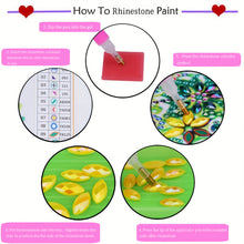 Load image into Gallery viewer, Flowers-Diamond Painting Napkin Rack