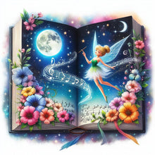 Load image into Gallery viewer, Flowers In The Book-Full Round Diamond Painting-40x40cm