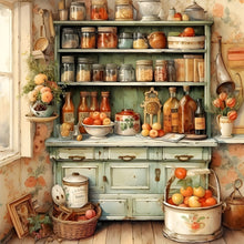 Load image into Gallery viewer, Warm Cabinet-Full Round Diamond Painting-40x40cm