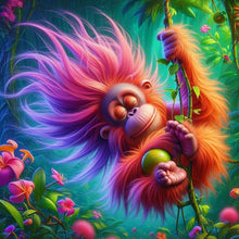 Load image into Gallery viewer, Animals And Flowers-Full Round Diamond Painting-40x40cm