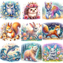 Load image into Gallery viewer, Fox-Full Round Diamond Painting-30x30cm