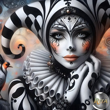 Load image into Gallery viewer, Clown Child-Full Round Diamond Painting-30x30cm