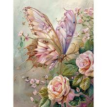 Load image into Gallery viewer, Butterfly-Full Round Diamond Painting-30x40cm