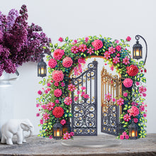 Load image into Gallery viewer, Rose Bouquet-Single Side Drill-Acrylic Diamond Desktop Ornament