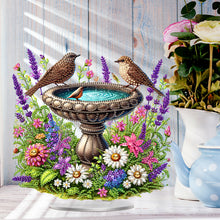 Load image into Gallery viewer, Rose Bouquet-Single Side Drill-Acrylic Diamond Desktop Ornament