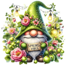 Load image into Gallery viewer, Spring Gnomes-Full Round Diamond Painting-30x30cm