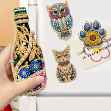 Load image into Gallery viewer, Cat Owl-Diamond Bottle Opener