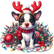 Load image into Gallery viewer, Christmas Peacock-Full Round Diamond Painting-30x30cm